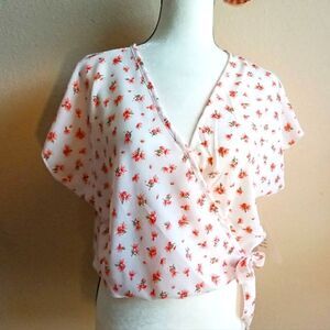 Wild love crop top Size M